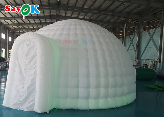 Beyaz Açık Kamp Şişme Balon Çadır Ev Dome 6x5x3.2mH