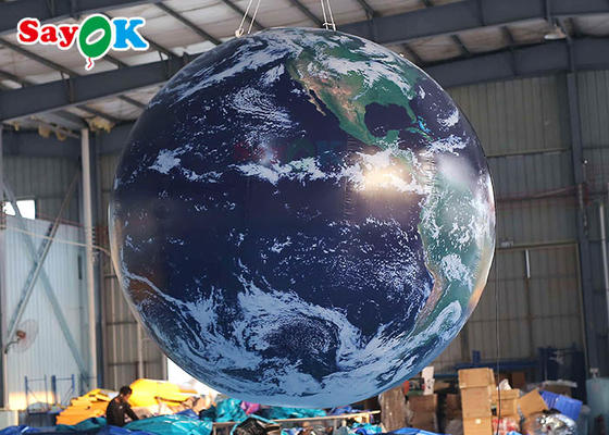 Reklam Blow Up Planet Ball için OEM PVC Şişme Dünya Küresi