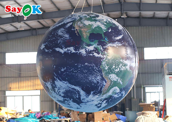 Reklam Blow Up Planet Ball için OEM PVC Şişme Dünya Küresi