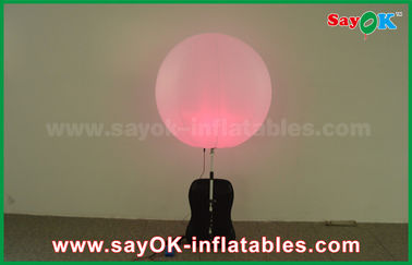 Reklam için LED Işık ile Windproof Naylon Şişme Aydınlatma Dekorasyon Sırt Çantası Topu