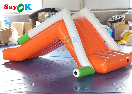 Ticari küçük şişme su kaydırıcılar PVC Trampolin atlama atlayıcısı Çocuklar için şişme kaydırıcılar