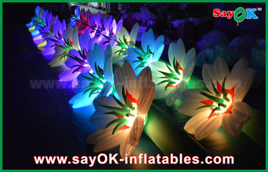 Dekorasyon için LED Işık ile Büyük Şişme Aydınlatma Dekorasyon Şişme Düğün Çiçek Zinciri