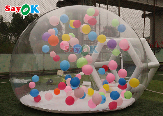 Çocuklar Kabarcık Bouncy Şişme Hava Çadırı Balon Temizle Kubbe Çadırı