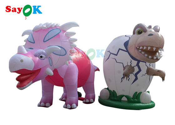 Şişkin Reklam Karakterleri 4m Şişkin Dev Dinozor Bayram Dekorasyonu Rüzgar Direnci
