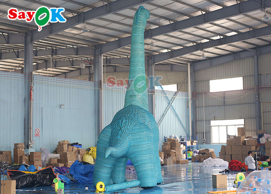 Şişme Noel Dinozor 7m Şişme Noel Dinozor Bahçesi Dekorasyonu Şişme Tyrannosaurus Rex Modeli
