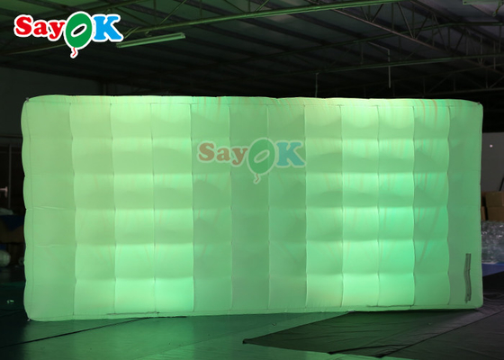 Oxord Kumaş Şişme Fotoğraf Çadırı Arkaplan Led Duvar Işığı Renkli Şişme Led Duvar