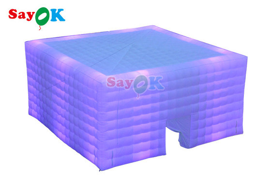 Otomatik şişilebilir çim çadırı 10x10x5m şişilebilir LED parti çadırı şişilebilir hava çadırı