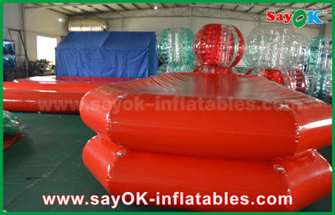 Şişilebilir Çocuk Oyuncakları Kırmızı PVC Şişilebilir Su Havuzu Hava sıkı Çocuklar için Oyun Havuzu