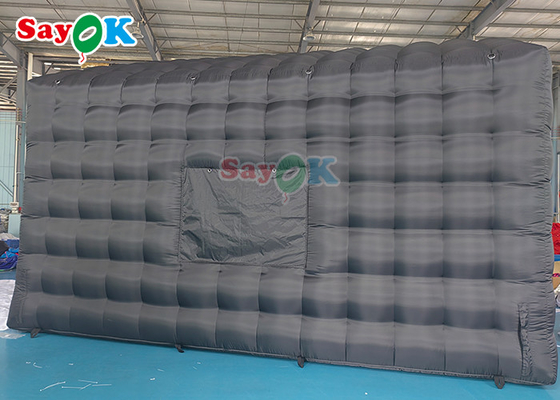 5.5x4.9x4.3mH arka bahçe şişme gece kulübü çadırı Disko ışığı ile