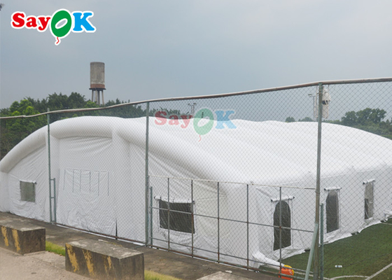 PVC Su Geçirmez Beyaz Düğün Şişme Hava Çadırı Açık Hava Çadırı Darbe