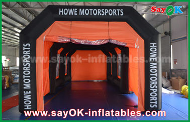 Su geçirmez 8 X 4m Büyük PVC Ticari Sınıf Inflatables Araba Sprey Booth