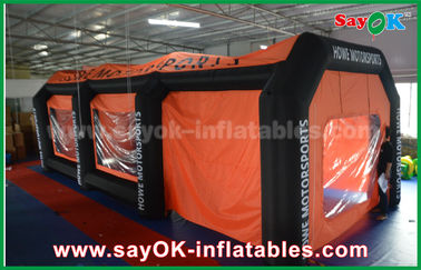 Su geçirmez 8 X 4m Büyük PVC Ticari Sınıf Inflatables Araba Sprey Booth