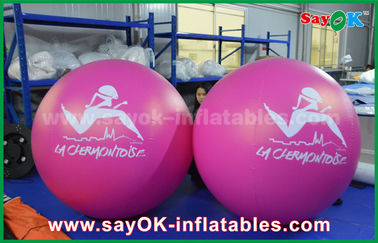 Dev 2m DIA PVC Kırmızı Şişme Balon Açıkhava Reklamcılığı Şişme Helyum Balon