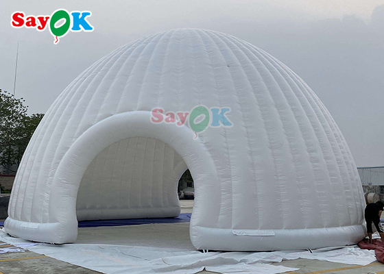 Reklam için Dev Yangına Dayanıklı Şişme Dome Çadır Şişme Igloo Dome Çadır Yapısı