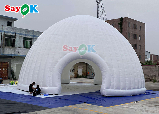 Reklam için Dev Yangına Dayanıklı Şişme Dome Çadır Şişme Igloo Dome Çadır Yapısı
