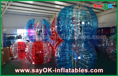 Dev Şişme Açık Hava Oyunları 1.5m /1.8m PVC TPU Tampon Topu Açık Hava Oyunları İçin Kabarcık Futbol Futbol Şişme