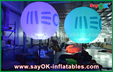 LED Işık ile Reklam 1.5m DIA Tripod Ayakta Şişme Balon / Top
