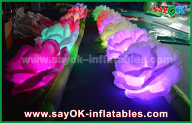 Romantik Şişme Aydınlatma Dekorasyon / Düğün İçin LED Şişme Çiçekler Zinciri Gül