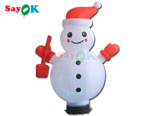 Oxford kumaş şişme tatil süslemeleri hava modeli PVC şişme döner Noel kardan adam