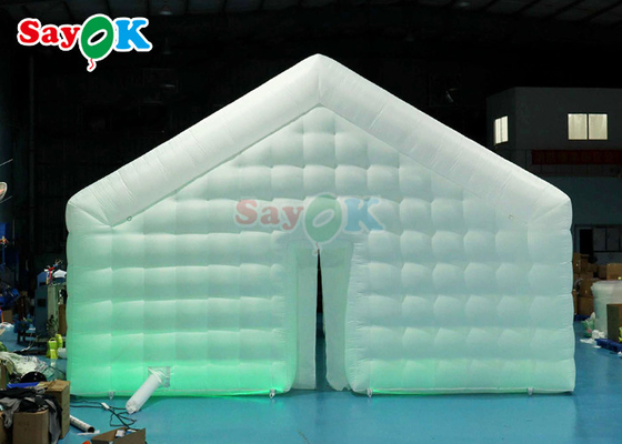 Çok amaçlı Açık hava şişme beyaz çadır Düğün partisi için Reklam Yangın önleyici