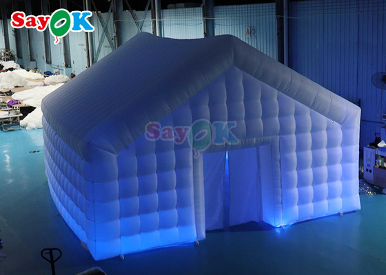 Çok amaçlı Açık hava şişme beyaz çadır Düğün partisi için Reklam Yangın önleyici