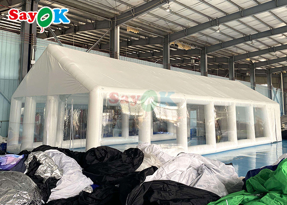 Şişme TPU Özel Yüzme Havuzu Çadırı Şişme kare kapak çadırı