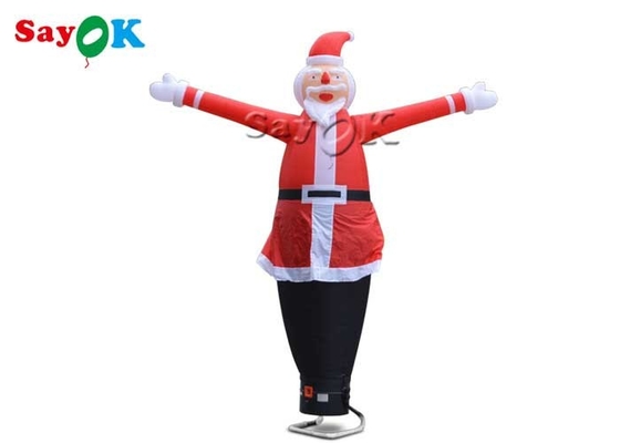 Şişme Tuhaf Dalgalanan Tüp Adam Biblo Reklam 10m Şişme Noel Hava Dansçısı