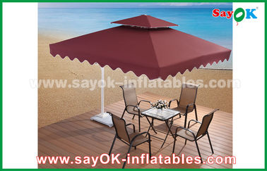 Kamp Gölgelik Çadır 2.5 * 2.5M Reklam Güneş Şemsiyesi Plaj Bahçe Veranda Şemsiyesi