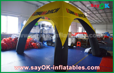 Dış Mekan Hava Çadırı Logo Baskılı 4 Ayaklı Şişme Hava Çadırı PVC Malzemeli Örümcek Dome Çadır