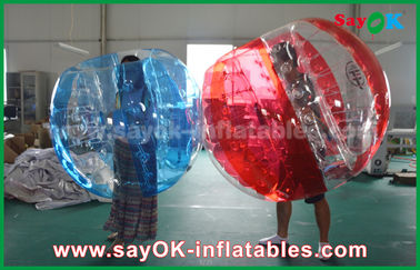 Şişme Bahçe Oyunları Queen Size PVC / TPU Şişme Spor Oyunları Bubble Ball Futbol
