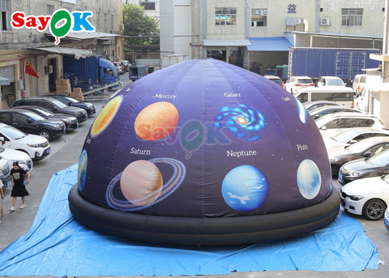 Taşınabilir şişme Planetarium Çadırı 360 Mobil Projeksiyon Planetarium Kubbe Etkinlik Çadırı