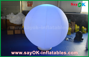 Commercail Reklam Zemin Topu ile Özel Şişme Işık Balon