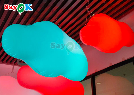 Düğün partisi dekorasyonu için renkli PVC şişme bulut balonu