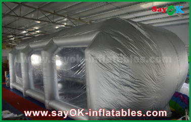 Şişme Garaj Çadırı Suya Dayanıklı Şişme Hava Çadırı PVC Araba Boyası Püskürtme İçin Sprey Kabini
