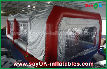 Şişme Garaj Çadırı Suya Dayanıklı Şişme Hava Çadırı PVC Araba Boyası Püskürtme İçin Sprey Kabini