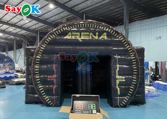 Komik şişme IPS Spor Oyunları Şişme Etkileşimli Merkez Işık Savaşı Oyun Sistemi Arena Çadır