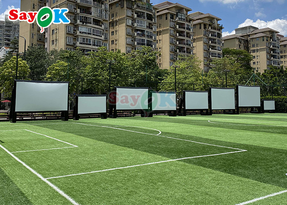 Oxford kumaş şişme film ekranı Açık hava sineması