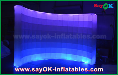 Büyüleyici ile Şişme Fotoğraf Stüdyosu Özelleştirilmiş Şekil PVC Kaplama Şişme LED Fotoğraf Kabini