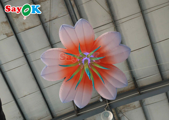 6.6FT Led Işıklı Dev Pamuk Çiçek Park için Pamuk Çiçek