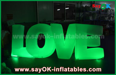 Parti / Düğün Dekorasyon için Led ışık ile Renkli Şişme Mektubu Aşk