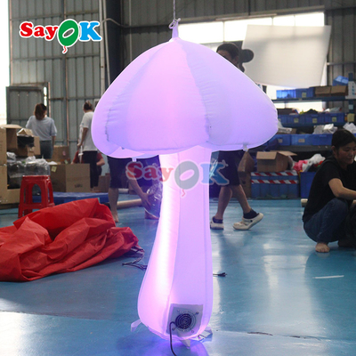 3.2FT Şişme Mantar Işık Noel Dekorasyonu Led Şişme Mantar