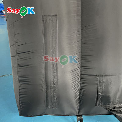 10x6x5.4mH Siyah Kubbe Partisi İçin Şişme Sahne Çadırı