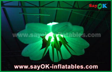 Düğün için 190T Naylon Renk Değiştirilebilir Şişme Çiçek Aydınlatma Dekorasyon