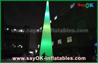 Reklam için Açık LED Işık Topraklama Dekorasyon Şişme Koni