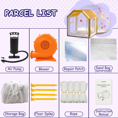 Eşsiz Bubble House şişme parti Bubble Balon House Çadır Çocuklar için