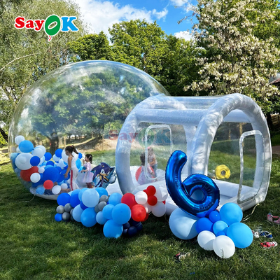 Depo 10ft Çocuklar Bubble House Şeffaf Şişme Parti Bubble Balon Evleri Kubbe
