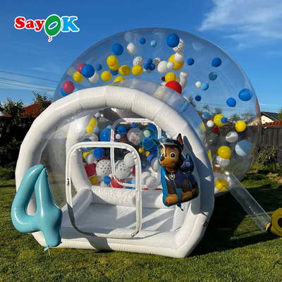 Depo 10ft Çocuklar Bubble House Şeffaf Şişme Parti Bubble Balon Evleri Kubbe