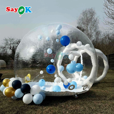Depo 10ft Çocuklar Bubble House Şeffaf Şişme Parti Bubble Balon Evleri Kubbe