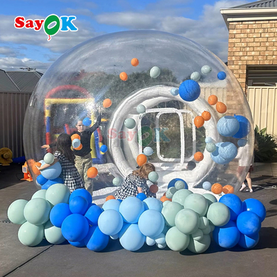 Depo 10ft Çocuklar Bubble House Şeffaf Şişme Parti Bubble Balon Evleri Kubbe