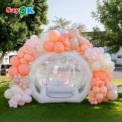 Depo 10ft Çocuklar Bubble House Şeffaf Şişme Parti Bubble Balon Evleri Kubbe